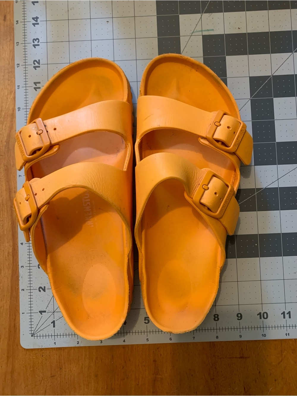 Birkenstock Orange EVA Arizona Sandals